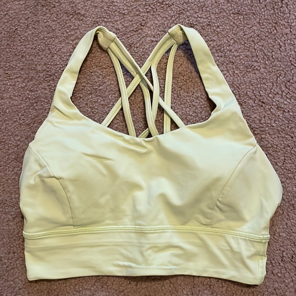 Lime Green Lululemon Sports Bra Size 8